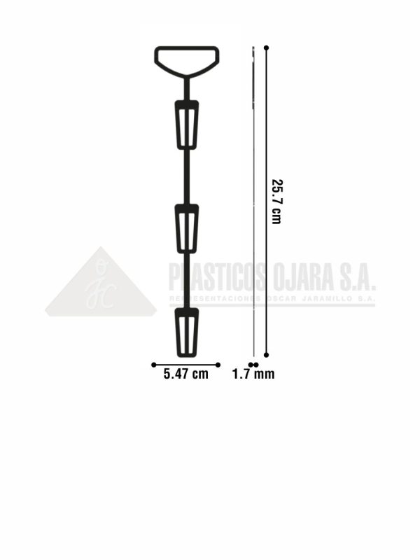Conector para conjuntos de ropa 25.7 cm - Imagen 4
