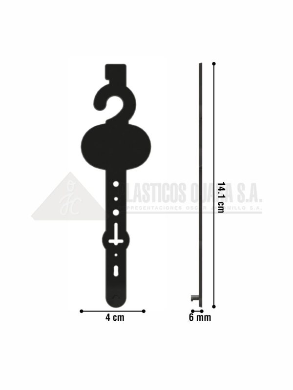 Gancho para correas 4 x 14.1 cm - Imagen 4