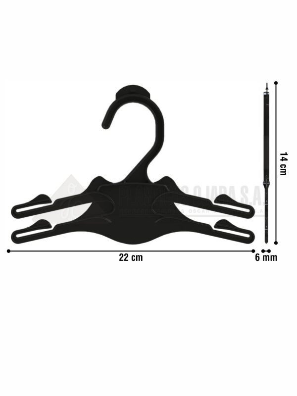 Gancho para conjunto de ropa de bebé 22 cm - Imagen 4
