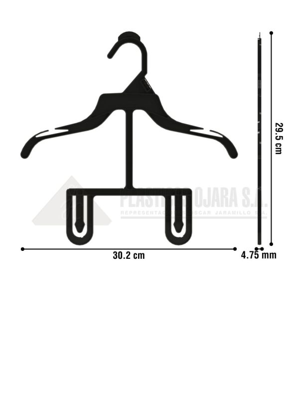 Gancho para conjunto de ropa de bebé 30.2 cm - Imagen 4