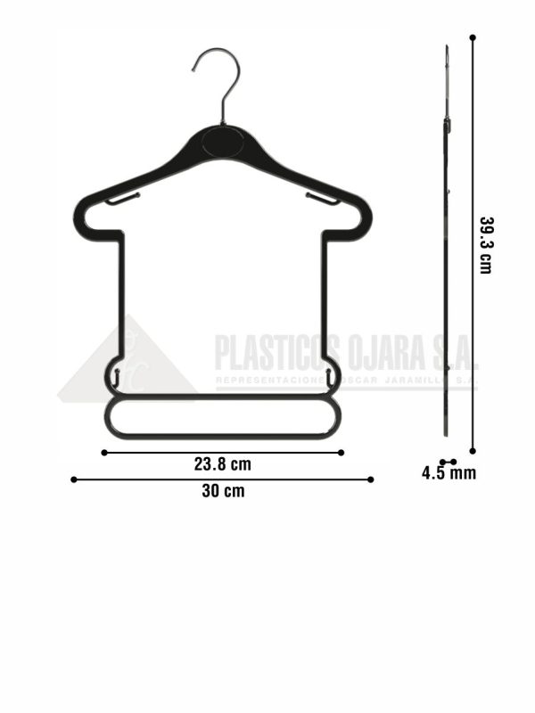Gancho para conjunto de ropa de bebé 30 x 39.3 cm - Imagen 4