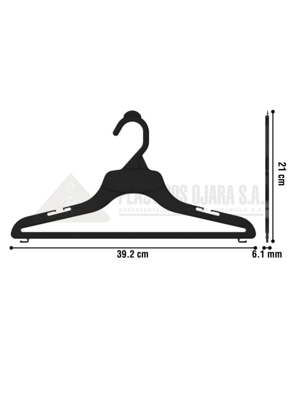 Gancho con barra para ropa de adulto 39.2 cm - Imagen 4