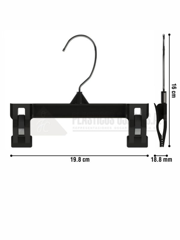 Gancho con pinzas para ropa de bebé 19.8 cm - Imagen 4