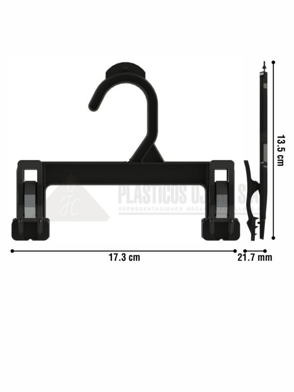 Gancho con pinzas para ropa de bebé 17.3 cm - Imagen 4