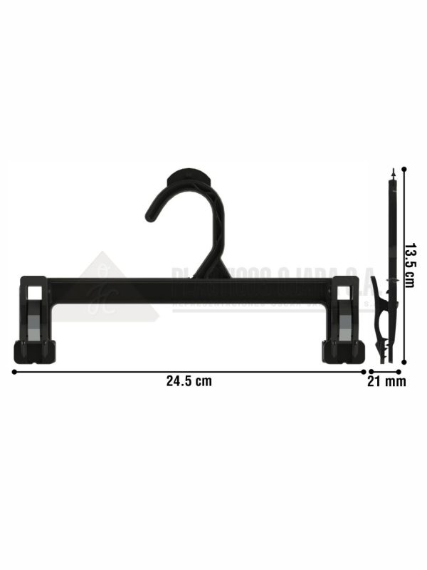 Gancho con pinzas para ropa infantil 24.5 cm - Imagen 4