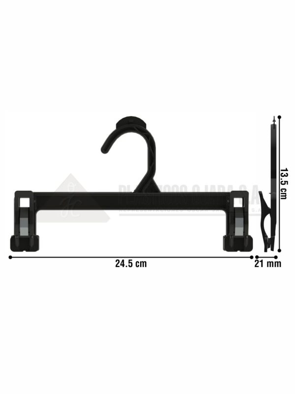 Gancho con pinzas para ropa infantil 24.5 cm - Imagen 4