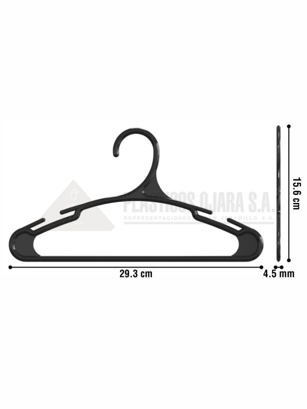 Gancho para ropa infantil con barra 29.3 cm - Imagen 4