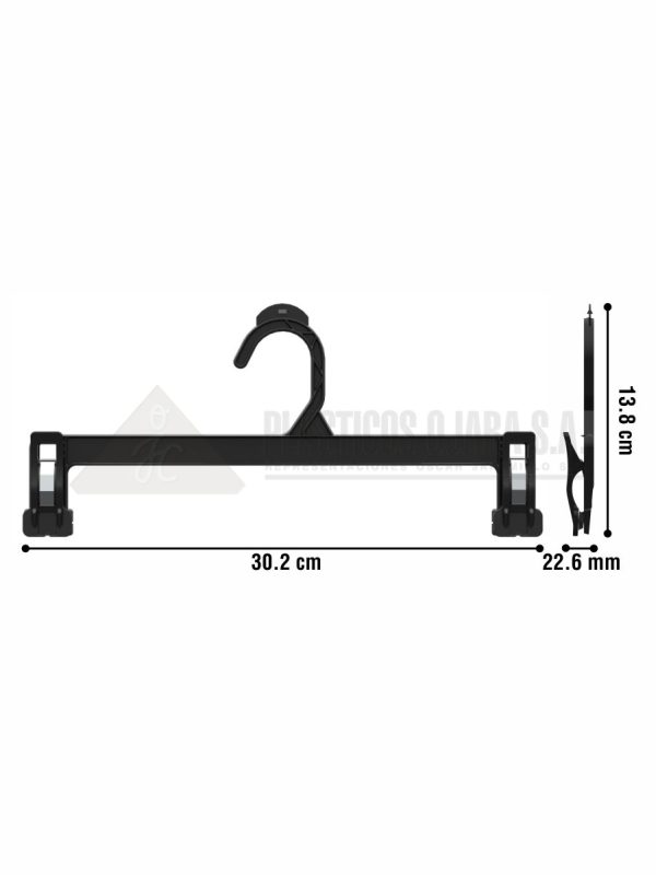 Gancho con pinzas para ropa de adulto 30.2 cm - Imagen 4