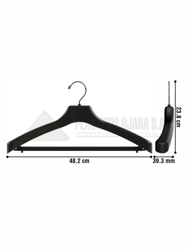 Gancho con barra para ropa de adulto 48.2 cm - Imagen 4