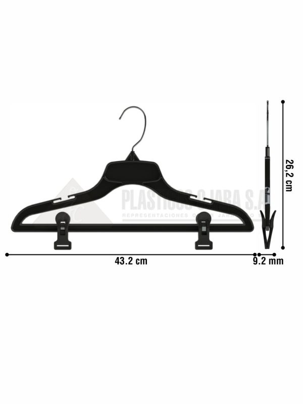Gancho con pinzas para ropa de adulto 43.2 x 26.2 cm - Imagen 4