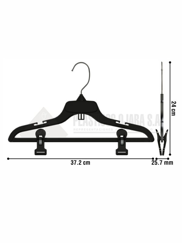 Gancho con pinzas para ropa infantil 37.2 cm - Imagen 4