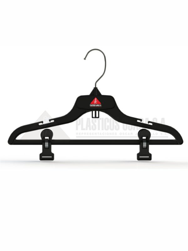Gancho con pinzas para ropa infantil 37.2 cm