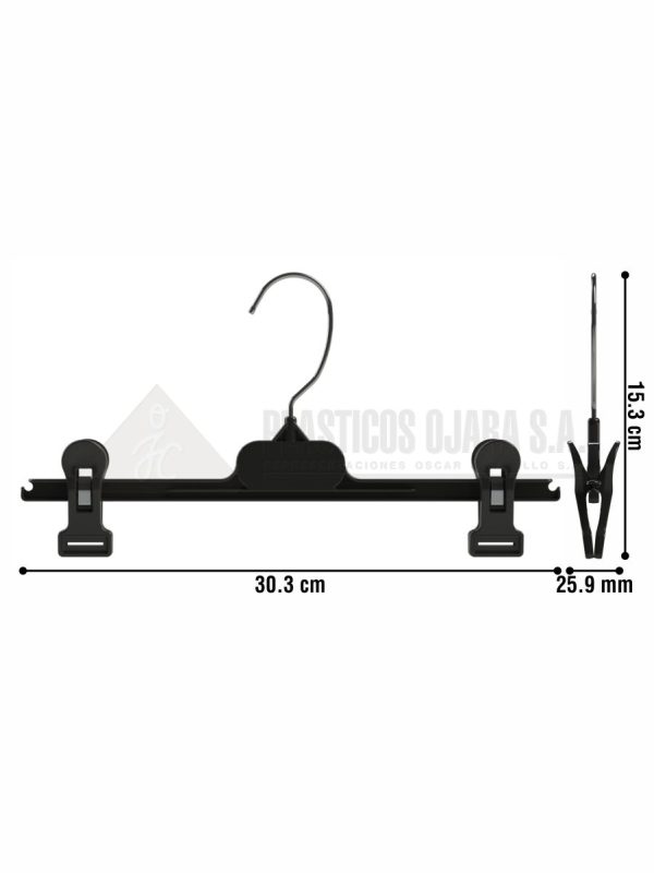 Gancho con pinzas para ropa infantil 30.3 cm - Imagen 4