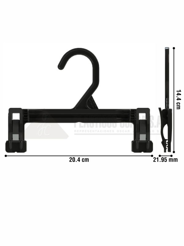 Gancho con pinzas para ropa de bebé 20.4 cm - Imagen 4