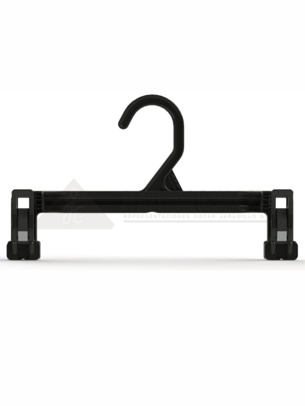 Gancho con pinzas para ropa infantil 25.4 cm