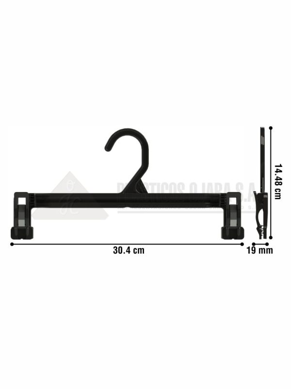 Gancho con pinzas para ropa de adulto 30.4 cm - Imagen 4